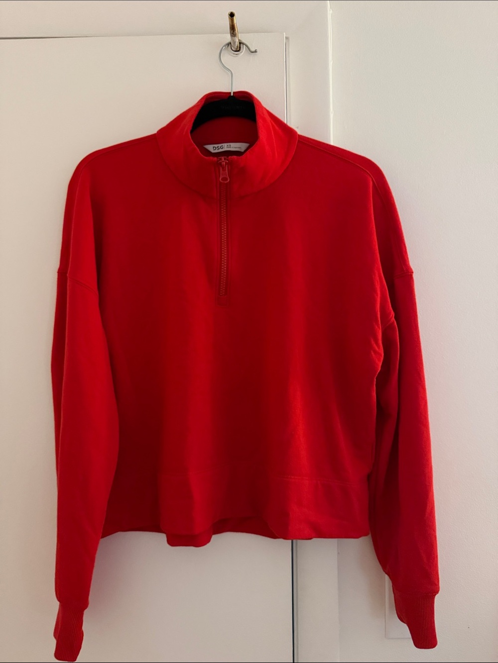 DSG Red Half-Zip Pullover Sweatshirt
